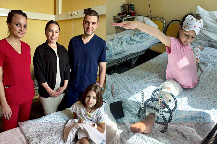 В Клинике Рошаля помогли девочке, которая попала в ковш экскаватора