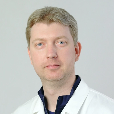 М.В. Струценко, врач- рентгенэндоваскулярный хирург, к.м.н., заведующий отделением ГКБ имени В.В. Вересаева